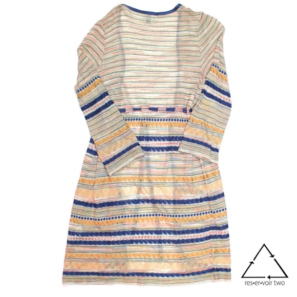M Missoni Stripe Full Length Tie Cardigan Jacket - Picture 2 of 6
